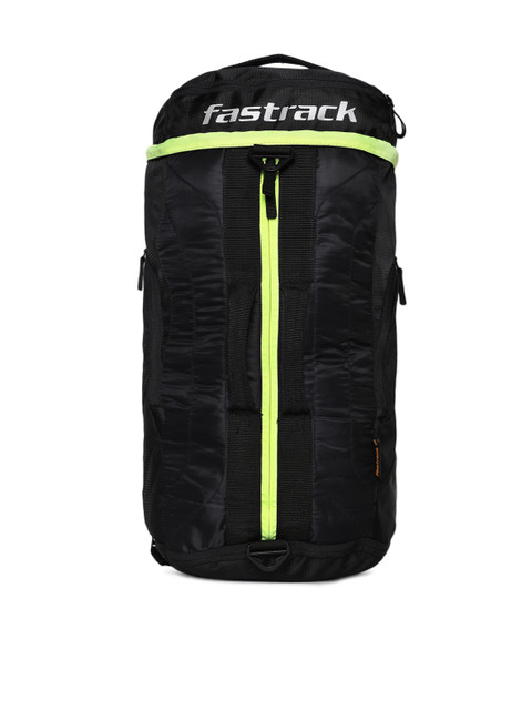 

Fastrack Men Black Solid Backpack