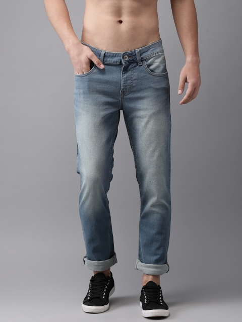 

Flying Machine Men Blue Michael Slim Tapered Fit Mid-Rise Jeans