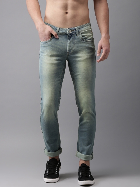 

Flying Machine Men Blue Skinny Fit Low-Rise Jeans