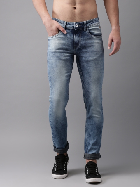 

Flying Machine Men Blue Jackson Skinny Fit Low-Rise Clean Look Stretchable Jeans