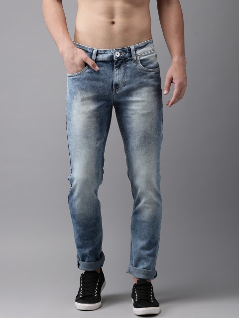 

Flying Machine Men Blue Tapered Fit Mid-Rise Jeans
