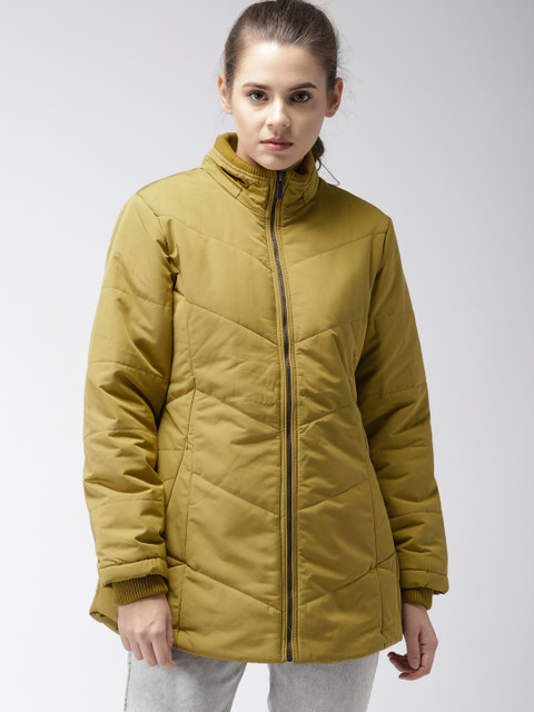 

Fort Collins Women Mustard Solid Parka