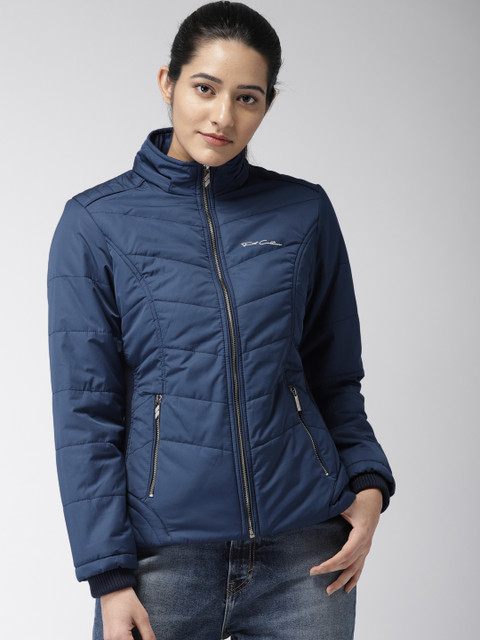 

Fort Collins Women Navy Blue Solid Parka