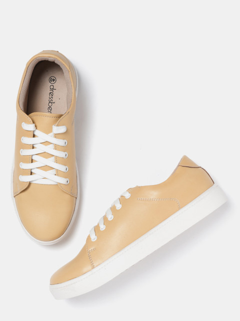 

DressBerry Women Mustard Yellow Sneakers