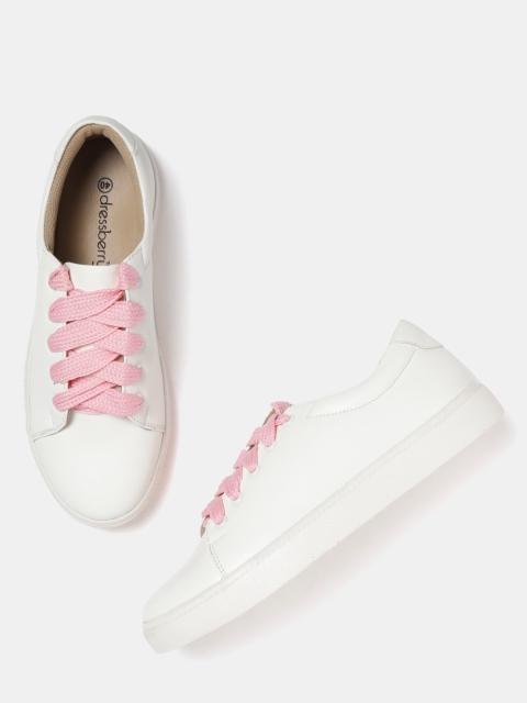 

DressBerry Women White Sneakers