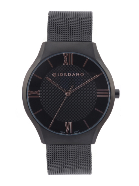

GIORDANO Men Black Analogue Watch 1963-33