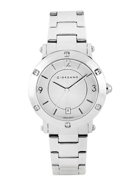 

GIORDANO Women Silver-Toned Analogue Watch 2969-11