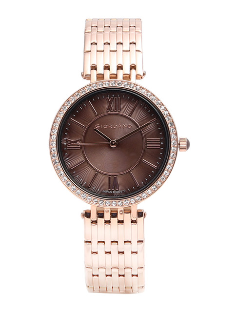

GIORDANO Women Brown Analogue Watch A2087-33