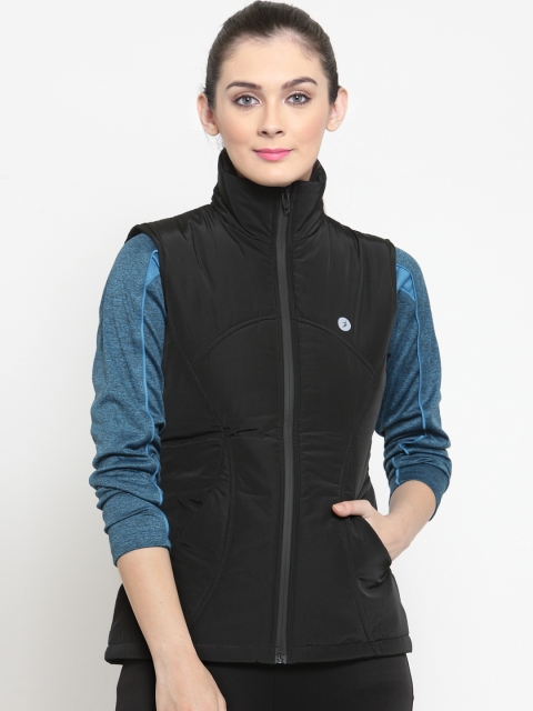 

BUKKUM Women Black Solid Puffer Jacket