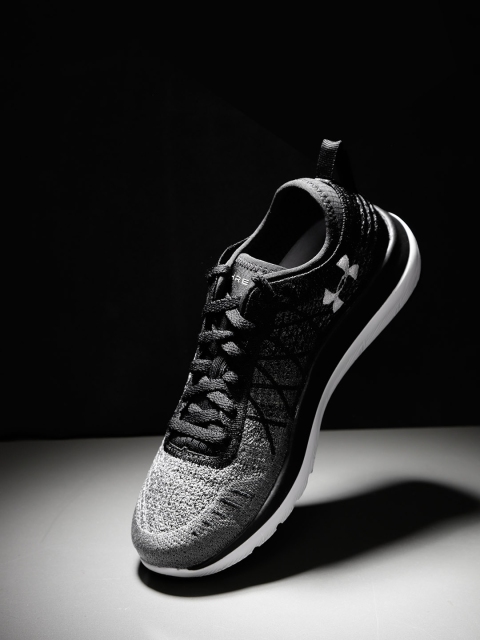 

UNDER ARMOUR Women Charcoal Grey Threadborne Fortis 3 Running Shoes
