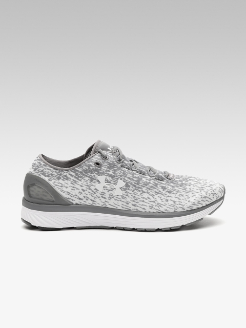 

UNDER ARMOUR Men Grey & White Charged Bandit 3 Ombre Running Shoes