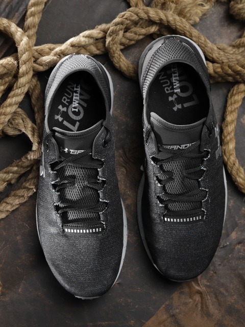 

UNDER ARMOUR Men Charcoal Grey Charged Bandit Running Shoes