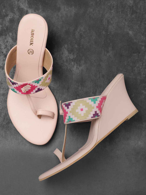 

Anouk Women Multicoloured Printed Wedges, Multi