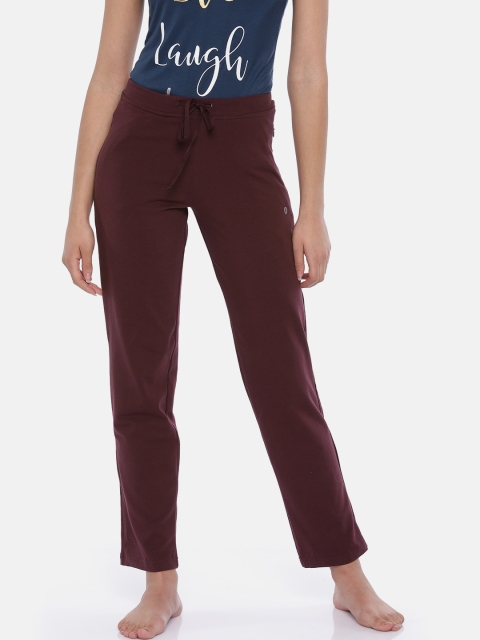 

Enamor Women Maroon Slim Fit Pull on Lounge Pants, Burgundy