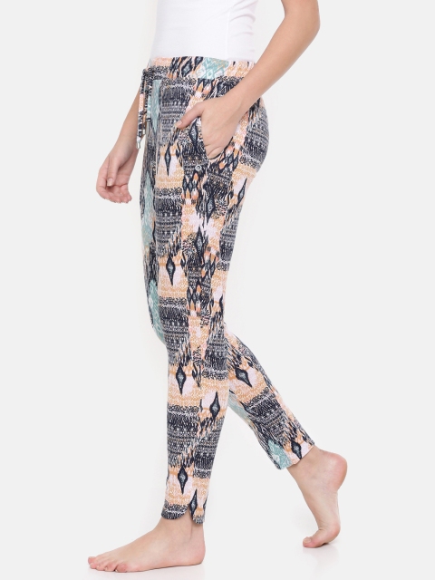 

Enamor Women Multicoloured Printed Relaxed Fit Shop in Pyjama Lounge Pants, Multi