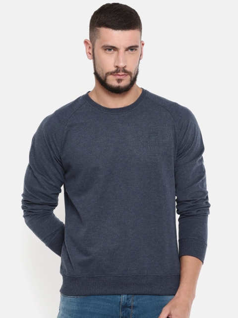 

Pepe Jeans Men Navy Blue Solid Jacord Sweatshirt