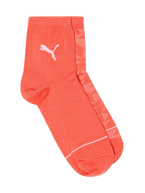 

PUMA Women Set of 2 Coral Orange Foundation Socks