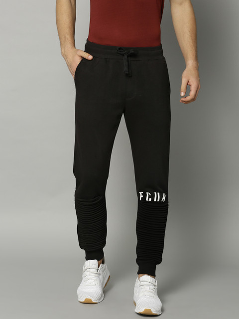

French Connection Men Black Solid Joggers