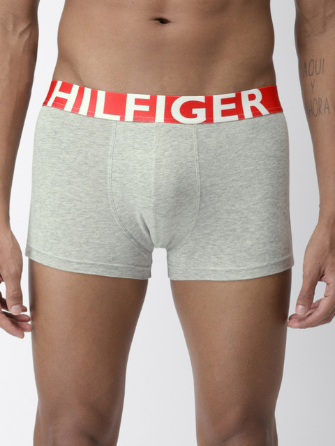 

Tommy Hilfiger Men Grey Solid Trunks A8AB4130