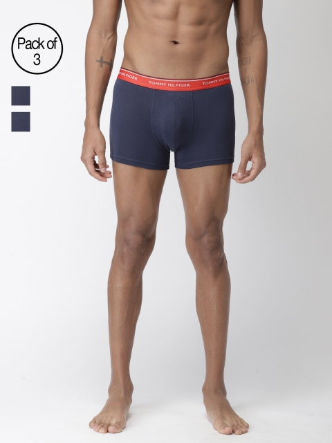 

Tommy Hilfiger Men Blue Pack of 3 Trunks A8AB4124