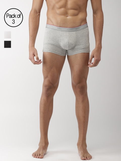 

Tommy Hilfiger Pack of 3 Solid Trunks A8AB4144, Grey