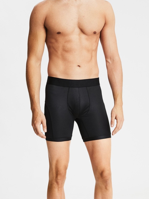 

AMERICAN EAGLE OUTFITTERS Men Black Solid Boxer Briefs 1584