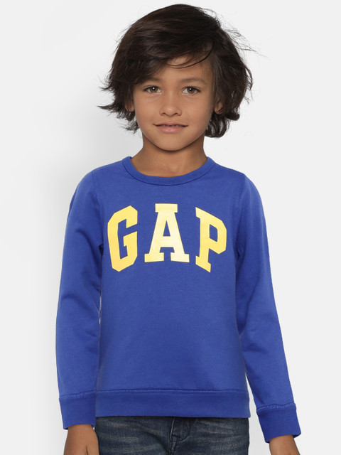 

GAP Baby Boys' Blue Logo Sweatshirt