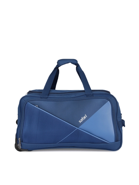 

Safari Pret Navy Blue Rolling Cabin Trolley Duffel Bag