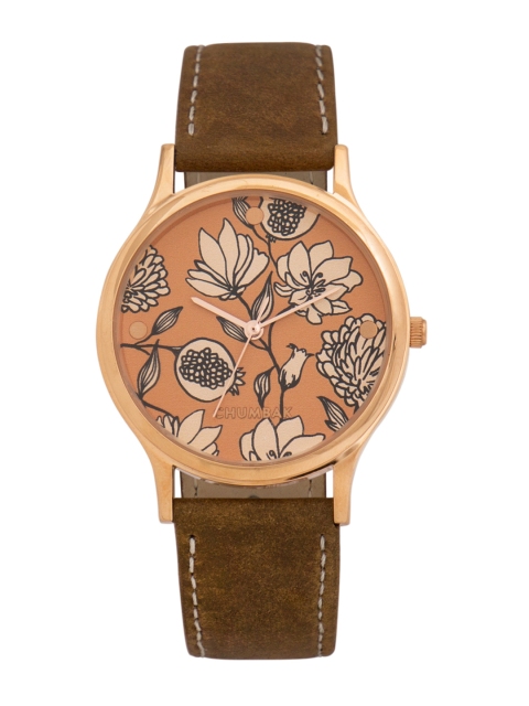 

Chumbak Women Brown Analogue Watch 8907605053351