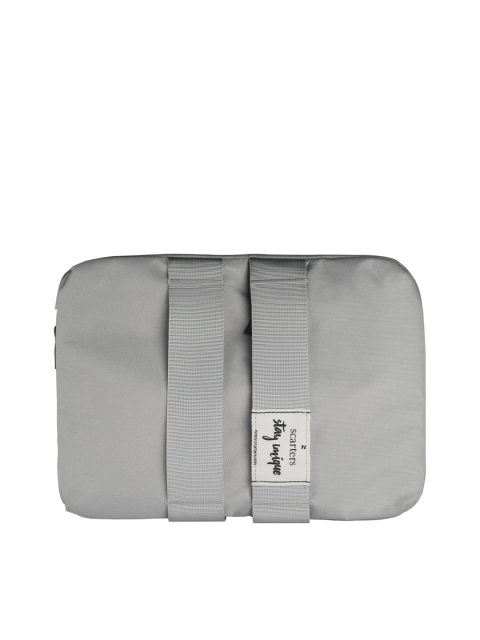 

scarters Unisex Grey Solid Laptop Sleeve