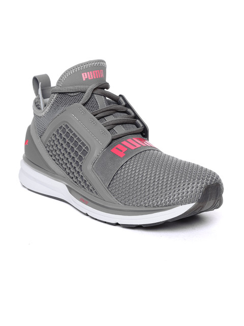 

Puma Men Grey Ignite Limitless Weave Running Shoes