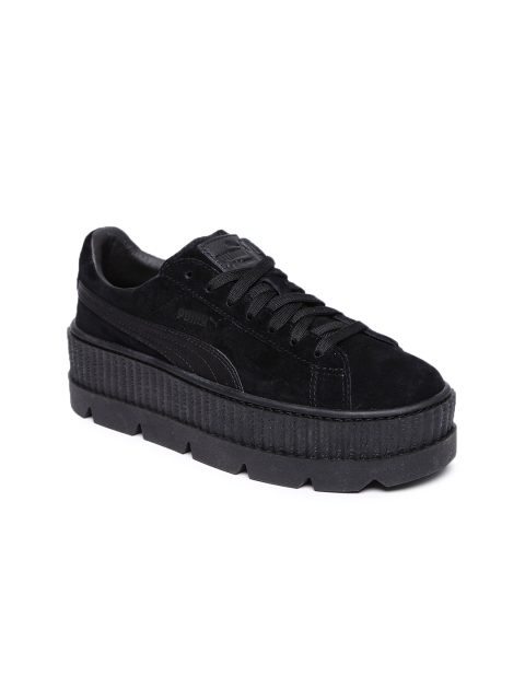

Puma Women Black Suede Sneakers