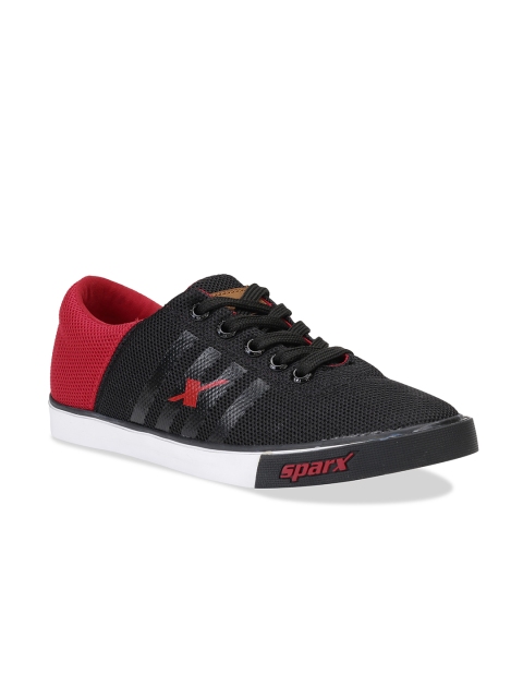 

Sparx Men Black Colourblocked Sneakers