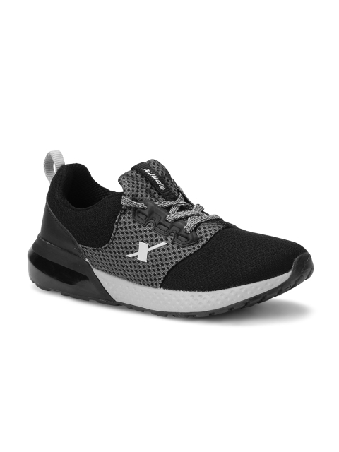 

Sparx Men Black Woven Design Running Shoes