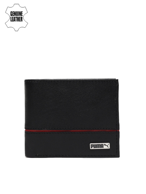 

Puma Unisex Black Solid Two Fold Wallet