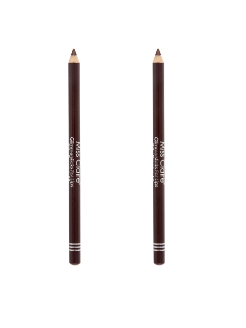 

Miss Claire Set of 2 Silky Brown Glimmer Stick for Lips Lip Liner 1.8 g