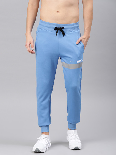 

HRX Active by Hrithik Roshan Men Blue Solid Rapid-dry Running Joggers