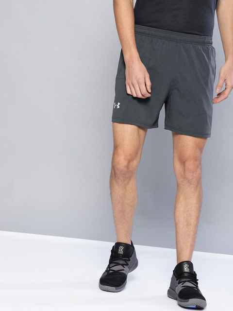 

UNDER ARMOUR Men Grey Launch SW 5'' Solid Running Shorts