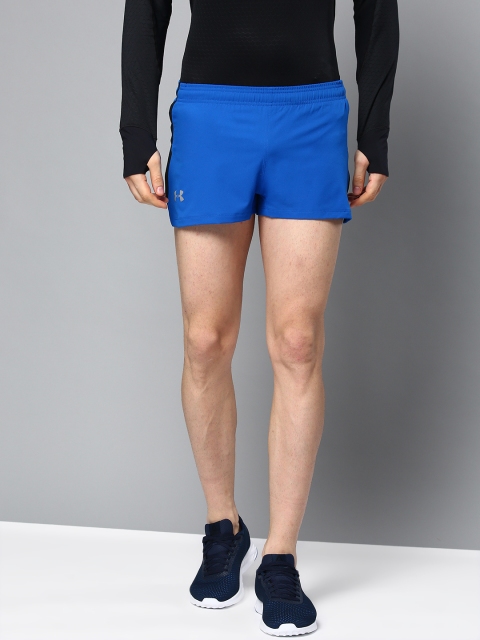 

UNDER ARMOUR Men Blue Launch Split Running Shorts