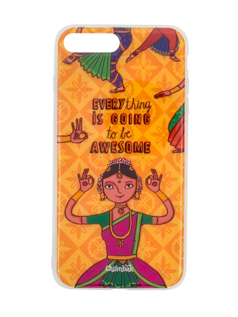 

Chumbak Yellow Dance Vibes Printed 3D iPhone 7 Plus Case