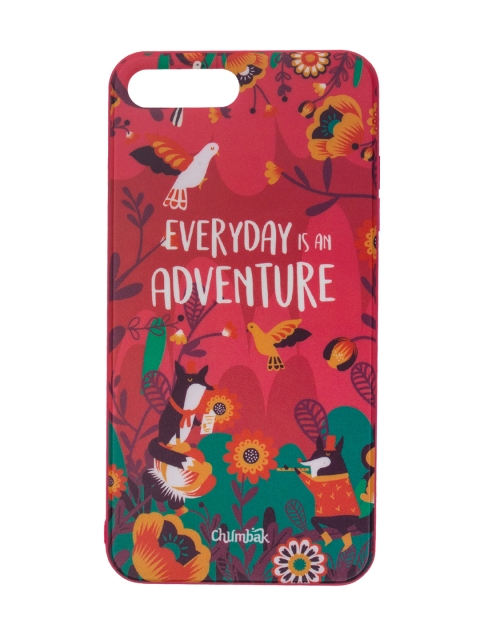 

Chumbak Pink Everyday Is An Adventure Printed iPhone 7 Plus Case