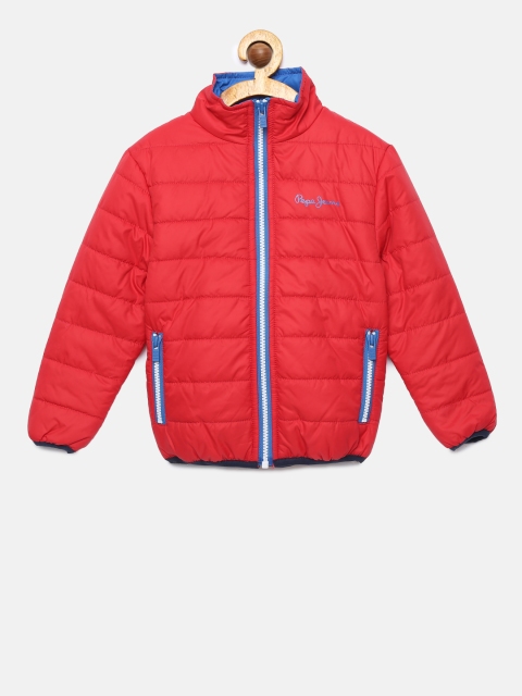 

Pepe Jeans Boys Red Solid Puffer Jacket