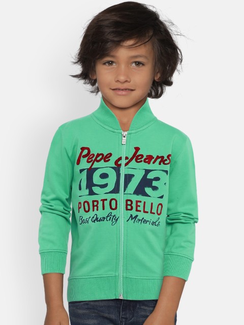 

Pepe Jeans Boys Green Printed Sweatshirt