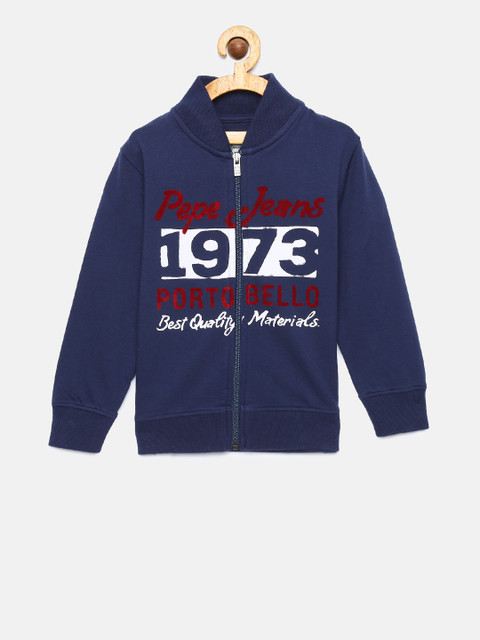 

Pepe Jeans Boys Navy Blue Printed Sweatshirt