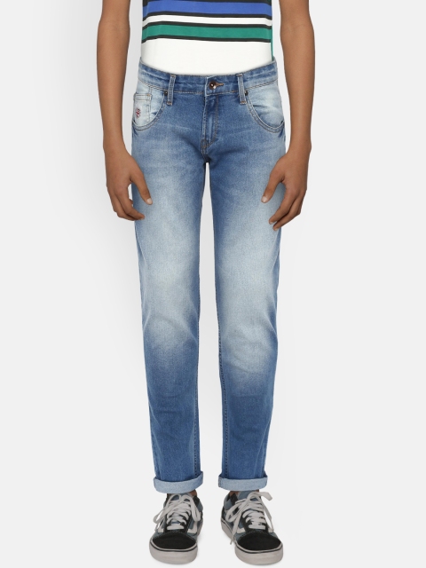 

Pepe Jeans Boys Blue WALID RI IP Straight Fit Mid-Rise Clean Look Jeans