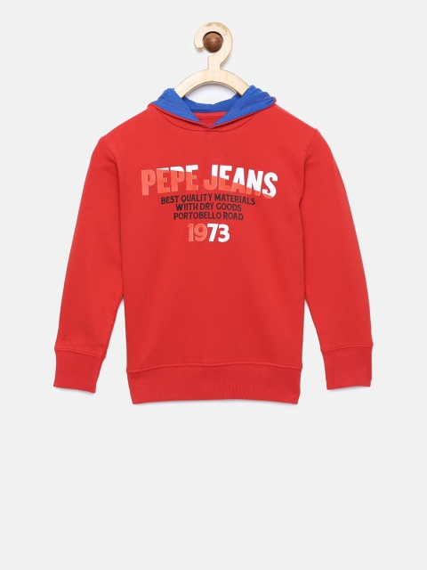 

Pepe Jeans Boys Red Printed Sweatshirt