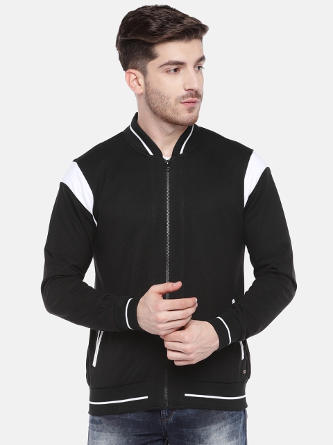 

People Men Black Printed Sweatshirt