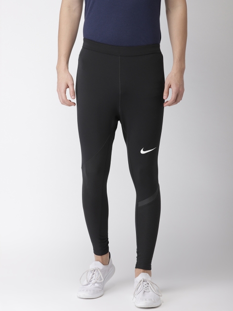 

Nike Men Black Solid TGHT PX 3.0 Dri-FIT Tights