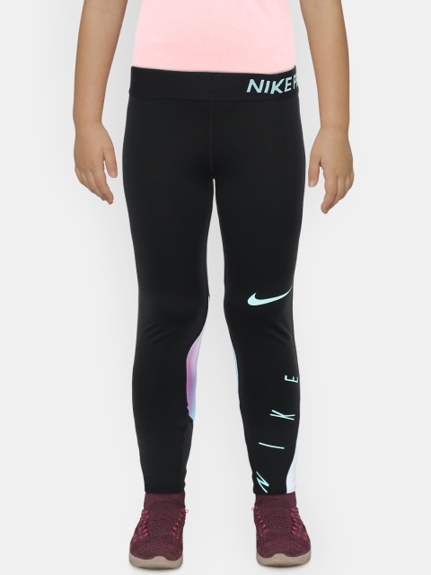 

Nike Girls Black Printed AOP2 Tights