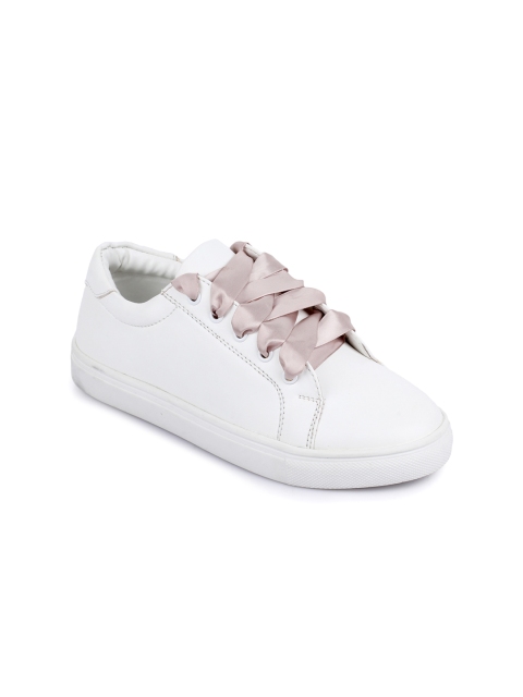 

Bruno Manetti Women White Sneakers